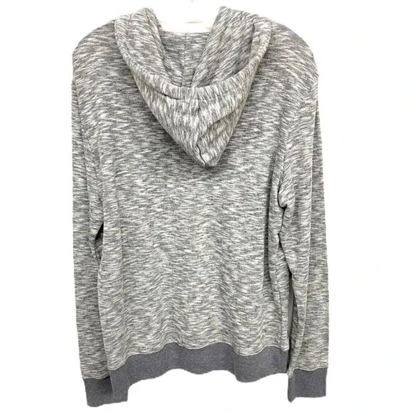 Slate & Stone Men's Heather Gray Marled Hoodie Sweatshirt XL NWT - Picture 3 of 6